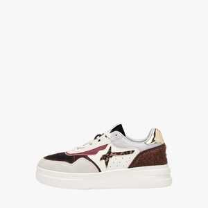 Basket W6YZ Brown/White Femme | YLI-57971060